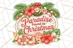 Tropical Christmas Beach Signs PNG, Christmas Quotes, Beach Product Image 3
