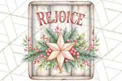 Religious Christmas Sign Clipart PNG | Nativity Designs Product Image 3