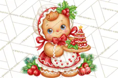 Gingerbread Jamboree Christmas Clipart Product Image 4