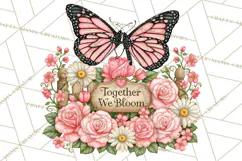 Friendship Butterfly Clipart PNG | Inspirational Quotes Product Image 4