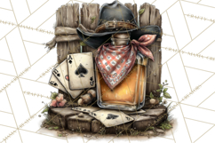 Old Saloon Western Alcohol Clipart PNG Product Image 3