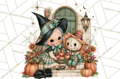 Vintage Halloween Scenes PNG, Halloween Magic Clipart Product Image 4