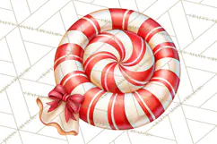 Candy Cane Lane Vintage Christmas Accents Clipart Product Image 4