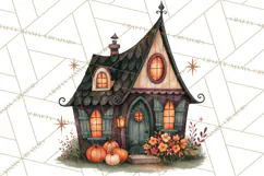 Vintage Halloween Places PNG, Halloween Magic Clipart Product Image 4