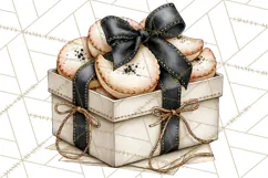 Haunted Patisserie PNG Clipart, Elegant Halloween Desserts Product Image 3