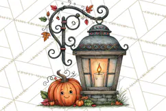 Halloween Farmhouse Buildings Clipart, Halloween Farmhouse Product Image 4