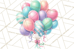 Cute Birthday Party Clipart PNG | Birthday Cake Graphics Product Image 4