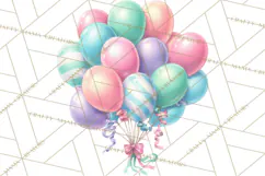 Cute Birthday Party Clipart PNG | Birthday Cake Graphics Product Image 4