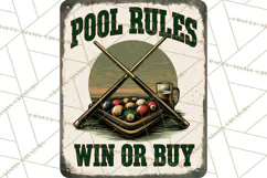 Vintage Man Cave Funny Clipart, Beer Png, Hunting, Bar Sign Product Image 5