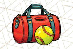 Softball Mom PNG, Softball Clipart, Softball Mama Designs Product Image 4