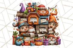 North Pole Coffee Christmas Cafe PNG Clipart Product Image 5