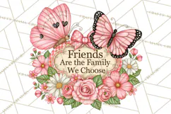 Friendship Butterfly Clipart PNG | Inspirational Quotes Product Image 5
