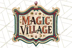 Vintage Halloween Signs PNG, Vintage Halloween Magic Clipart Product Image 2