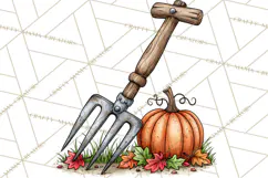 Halloween Farmhouse Buildings Clipart, Halloween Farmhouse Product Image 2