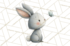 Whimsical Watercolor Woodland Animal Clipart PNG Product Image 5