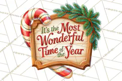 Candy Cane Lane Vintage Christmas Quote Signs Product Image 2