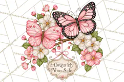 Friendship Butterfly Clipart PNG | Inspirational Quotes Product Image 2