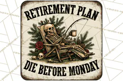Dark Humor Vintage Metal Signs Clipart Product Image 3