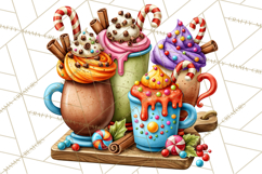 North Pole Coffee Christmas Cafe PNG Clipart Product Image 3