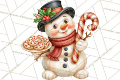 Candy Cane Lane Vintage Christmas Characters Clipart Product Image 3