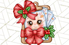 Christmas School Supplies & Teacher Clipart Product Image 3