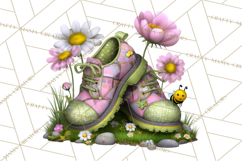 Whimsical Country Club Golf Clipart Argyle PNG Product Image 2