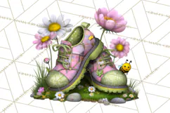 Whimsical Country Club Golf Clipart Argyle PNG Product Image 2