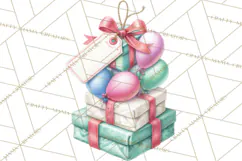 Cute Birthday Party Clipart PNG | Birthday Cake Graphics Product Image 2