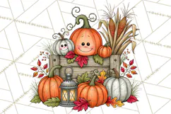 Halloween Farmhouse Buildings Clipart, Halloween Farmhouse Product Image 3