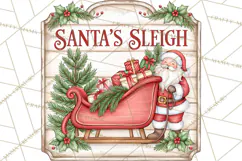 Santa Christmas Signs | Santa Png | Kris Kringle Quotes Product Image 4