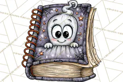 Schoolhouse Spirits, Halloween School Clipart PNG Product Image 3