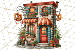 Christmas Pretzel Bakery Clipart PNG Food Elements Product Image 4