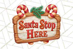 Candy Cane Lane Vintage Christmas Quote Signs Product Image 4