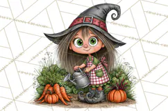 Halloween Farmhouse Monsters Clipart, Cute Halloween Farm Product Image 4