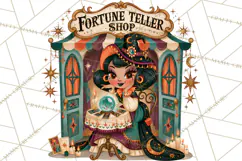 Vintage Halloween Scenes PNG, Halloween Magic Clipart Product Image 4