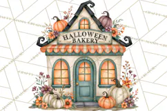 Vintage Halloween Places PNG, Halloween Magic Clipart Product Image 4