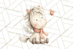 Whimsical Watercolor Woodland Animal Clipart PNG Product Image 3