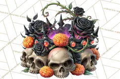 Day Of The Dead Gothic PNG Clipart Product Image 4
