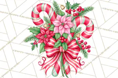 Whimsical Christmas Girls PNG Clipart, Holiday Characters Product Image 4