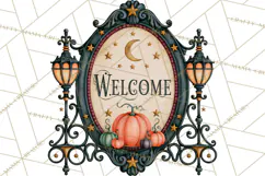 Vintage Halloween Signs PNG, Vintage Halloween Magic Clipart Product Image 5