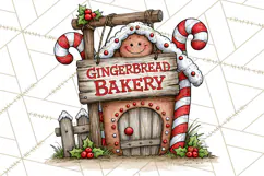 Hollyberry Hollow Christmas Village PNG Clipart Product Image 4