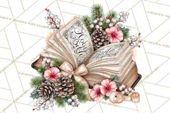 Christian Christmas Angel Clipart PNG Product Image 5