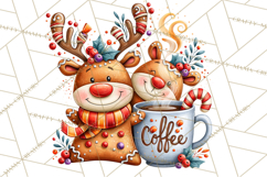 North Pole Coffee Christmas Cafe PNG Clipart Product Image 5