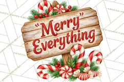 Candy Cane Lane Vintage Christmas Quote Signs Product Image 5