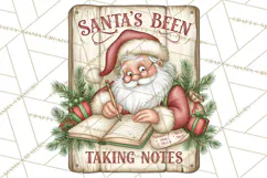 Santa Christmas Signs | Santa Png | Kris Kringle Quotes Product Image 5