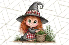 Halloween Farmhouse Monsters Clipart, Cute Halloween Farm Product Image 2