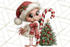 Jungle Christmas Clipart, Christmas Jungle Animals PNG Product Image 2