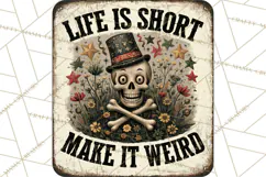 Dark Humor Vintage Metal Signs Clipart Product Image 2