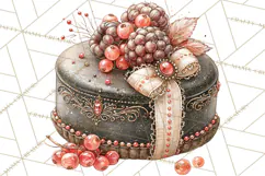 Haunted Patisserie PNG Clipart, Elegant Halloween Desserts Product Image 5