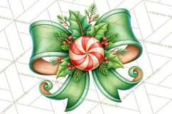 Candy Cane Lane Vintage Christmas Accents Clipart Product Image 5